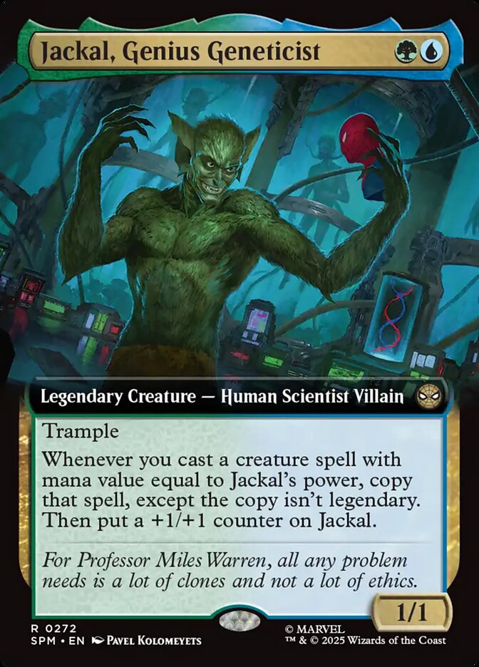 Jackal, Genius Geneticist card front
