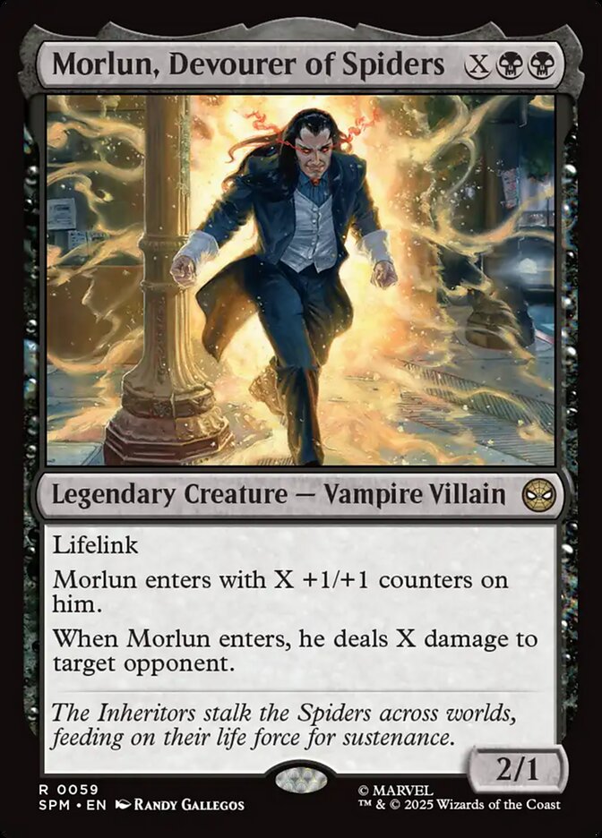 Morlun, Devourer of Spiders card front