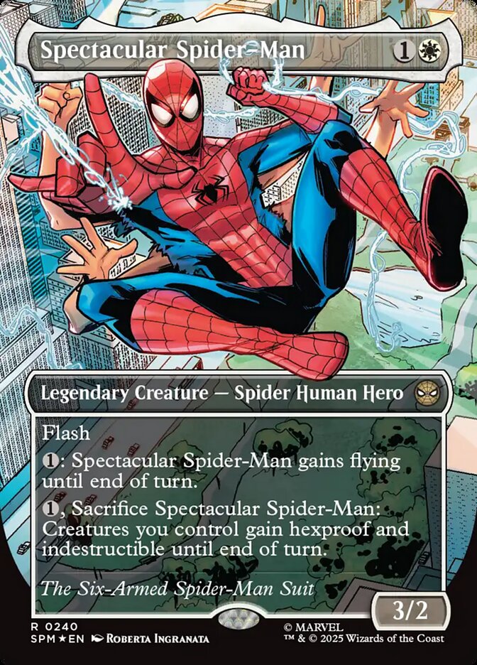 Spectacular Spider-Man card front