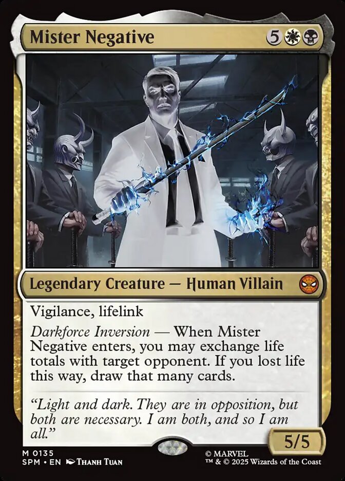Mister Negative card front