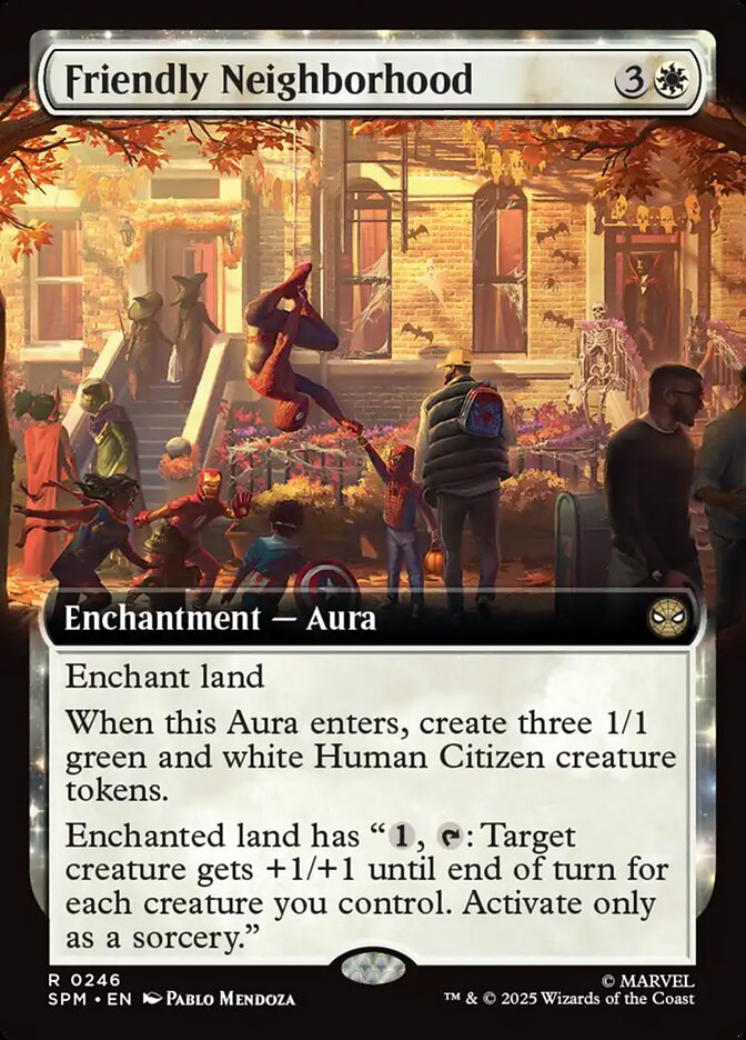 Friendly Neighborhood card front