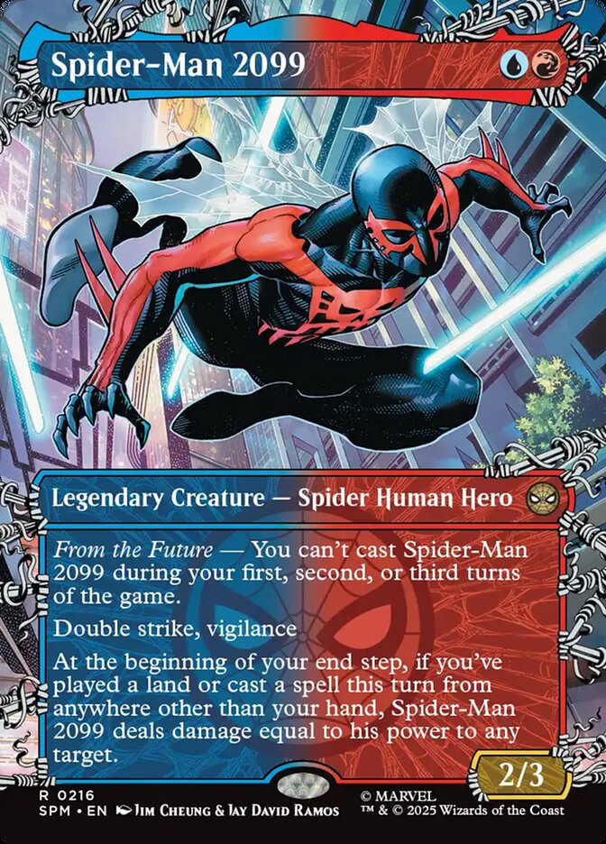 Spider-Man 2099 card front