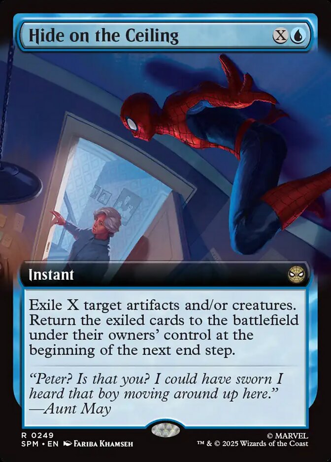 Hide on the Ceiling card front