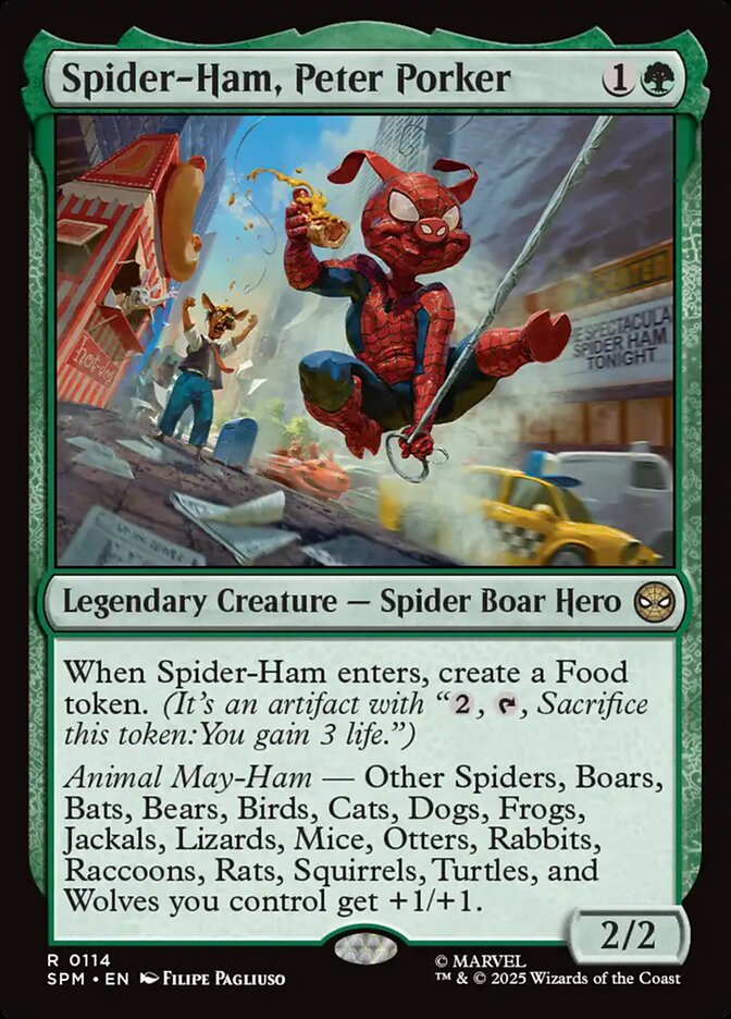 Spider-Ham, Peter Porker card front