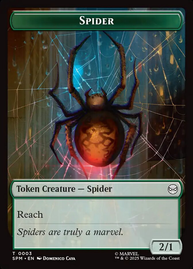 Spider card front