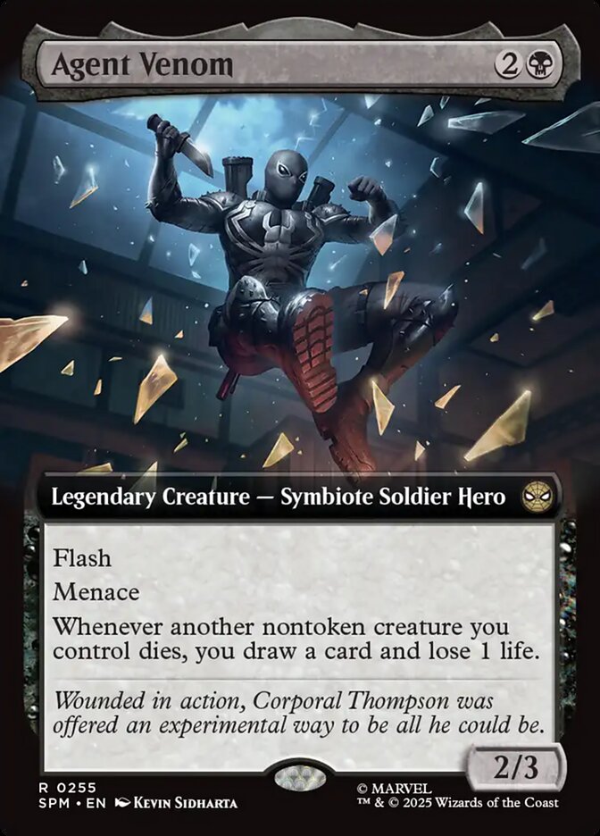 Agent Venom card front