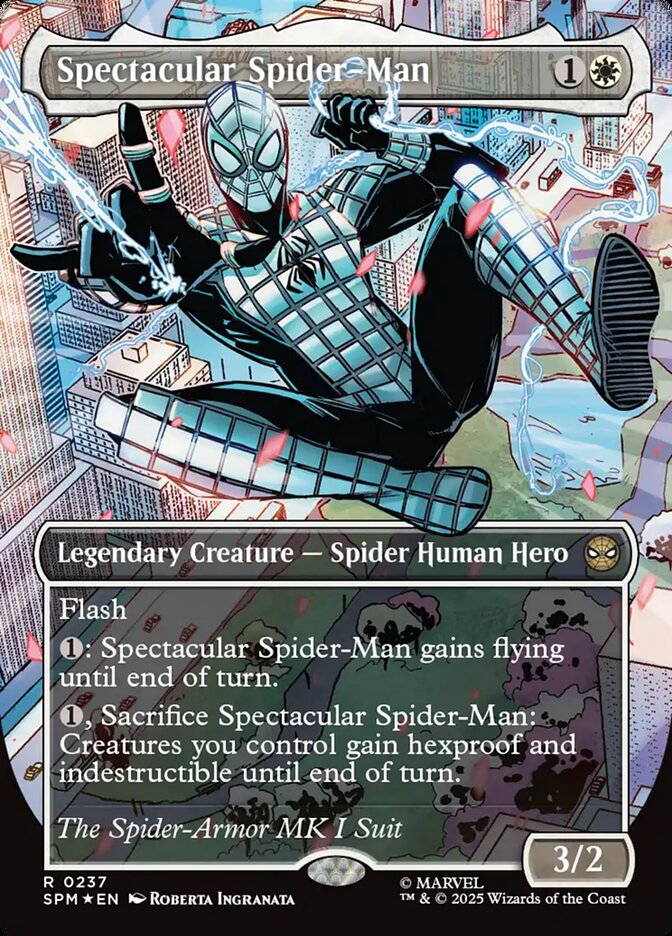 Spectacular Spider-Man card front