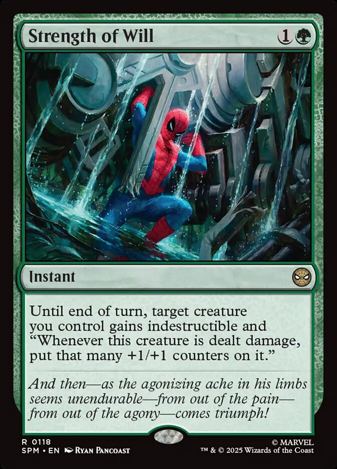 Strength of Will card front