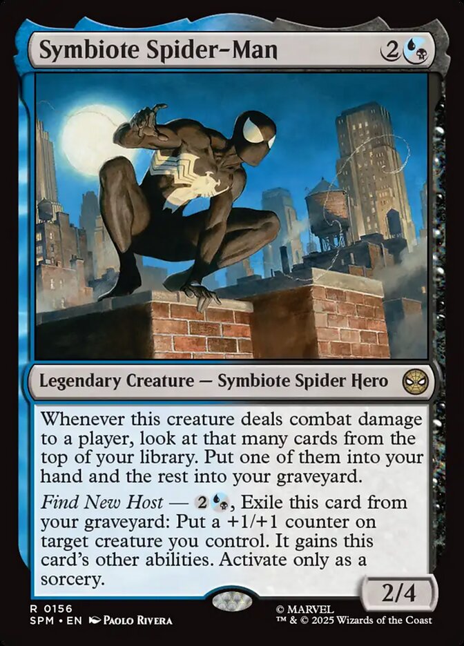 Symbiote Spider-Man card front