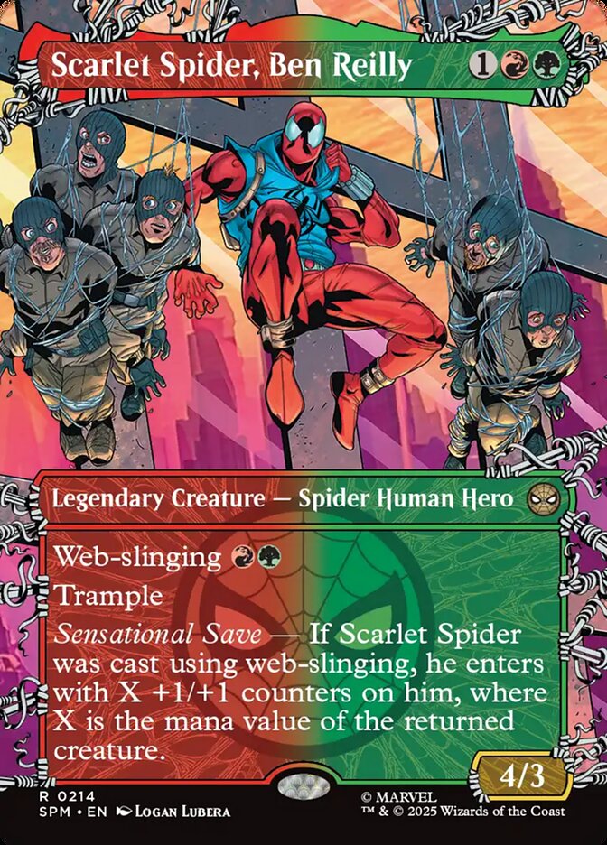 Scarlet Spider, Ben Reilly card front