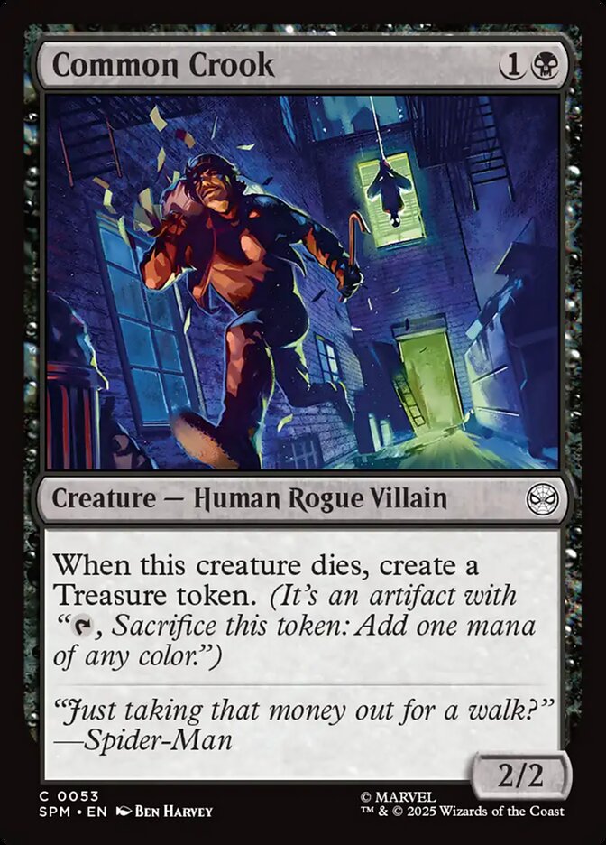 Common Crook card front