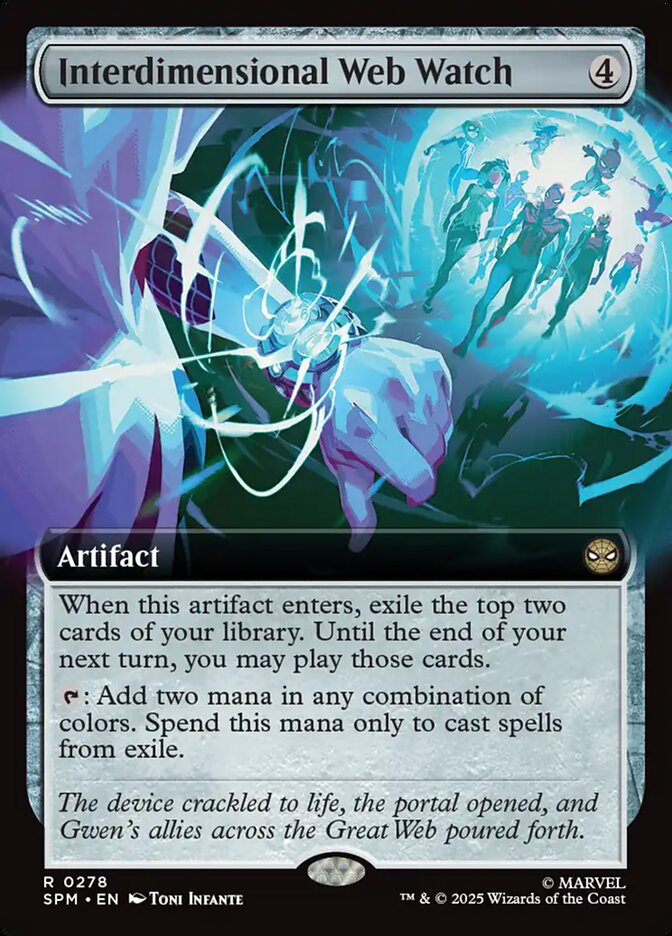 Interdimensional Web Watch card front