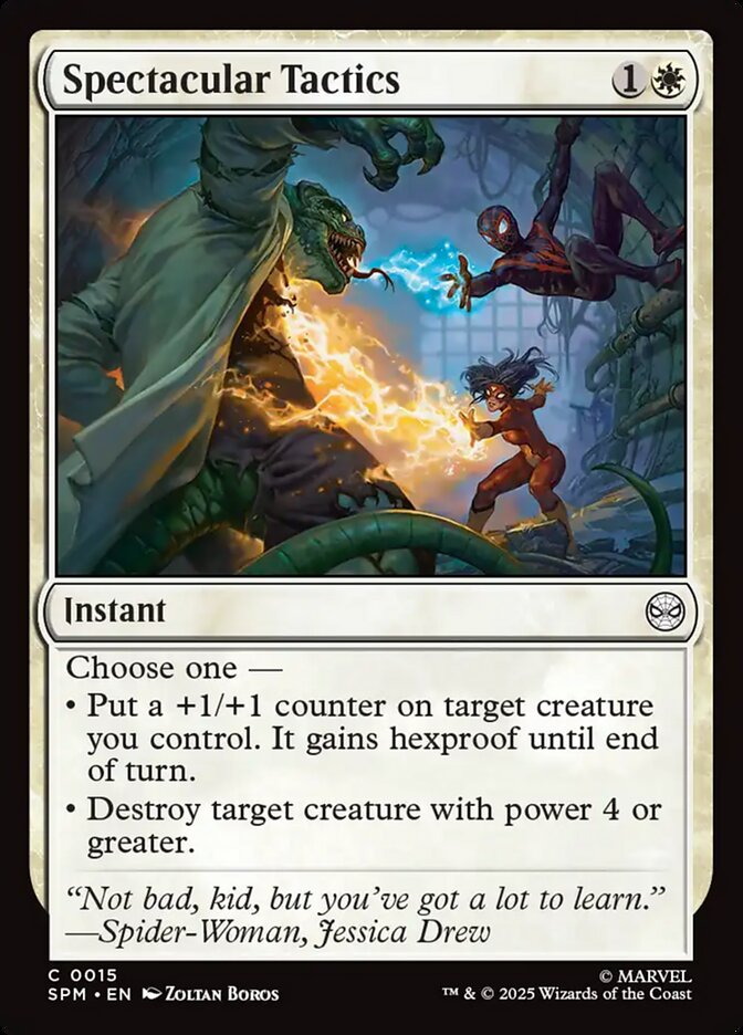 Spectacular Tactics card front