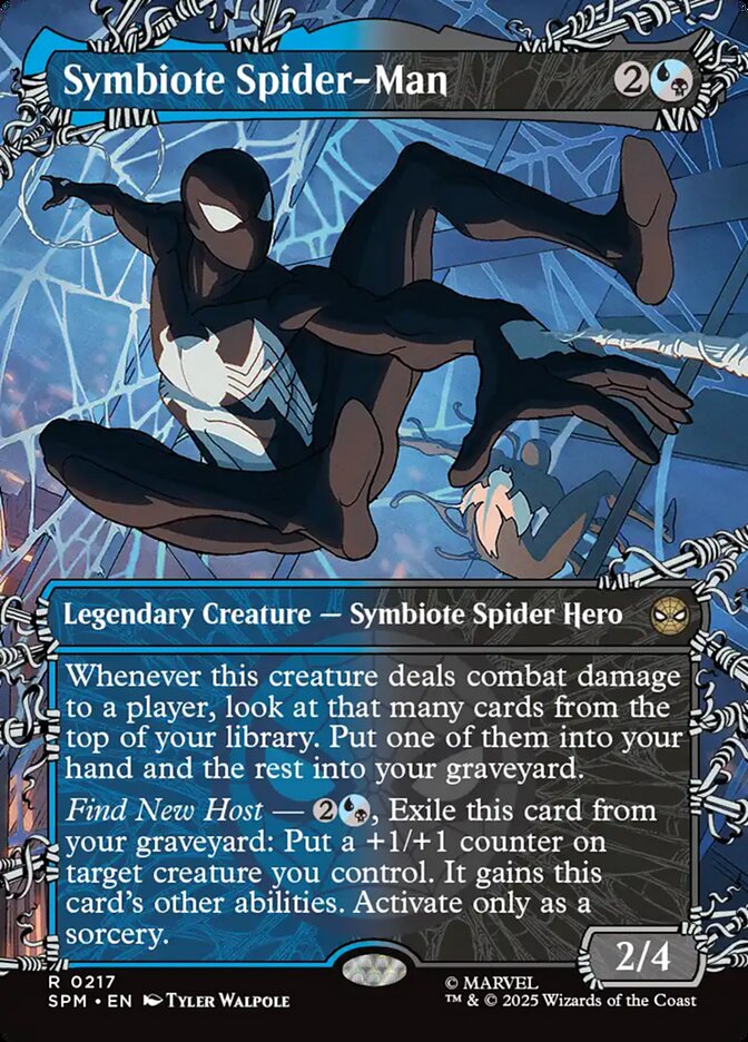 Symbiote Spider-Man card front