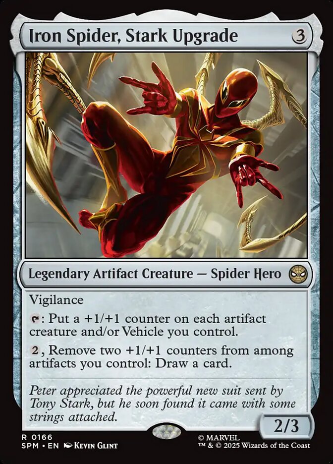 Iron Spider, Stark Upgrade card front