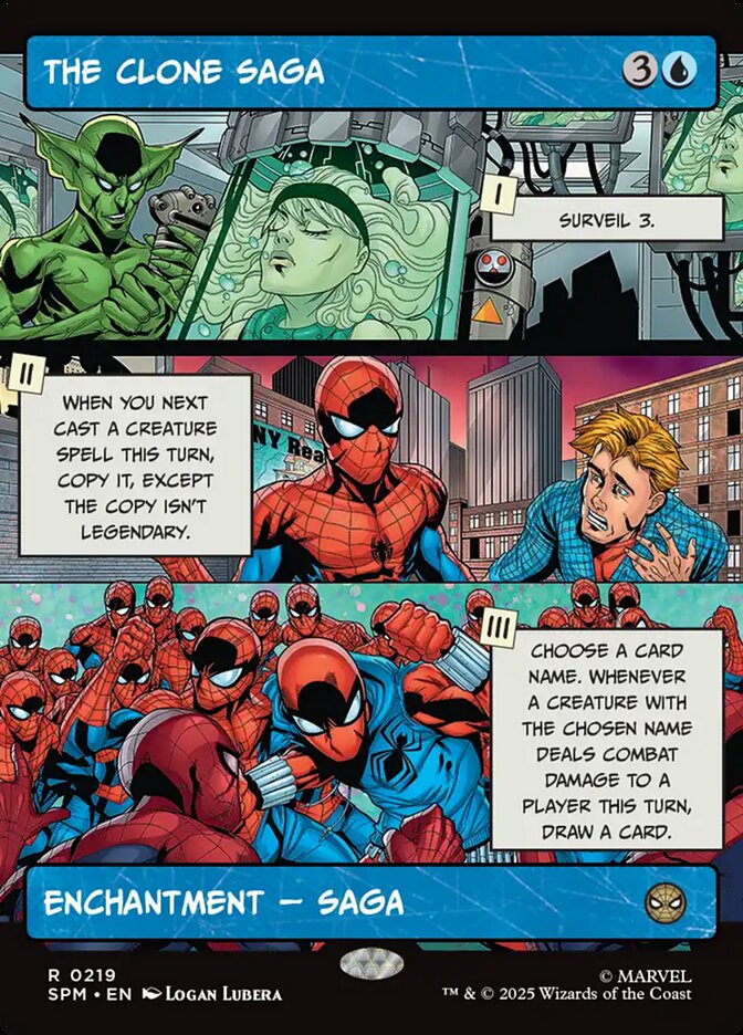The Clone Saga card front