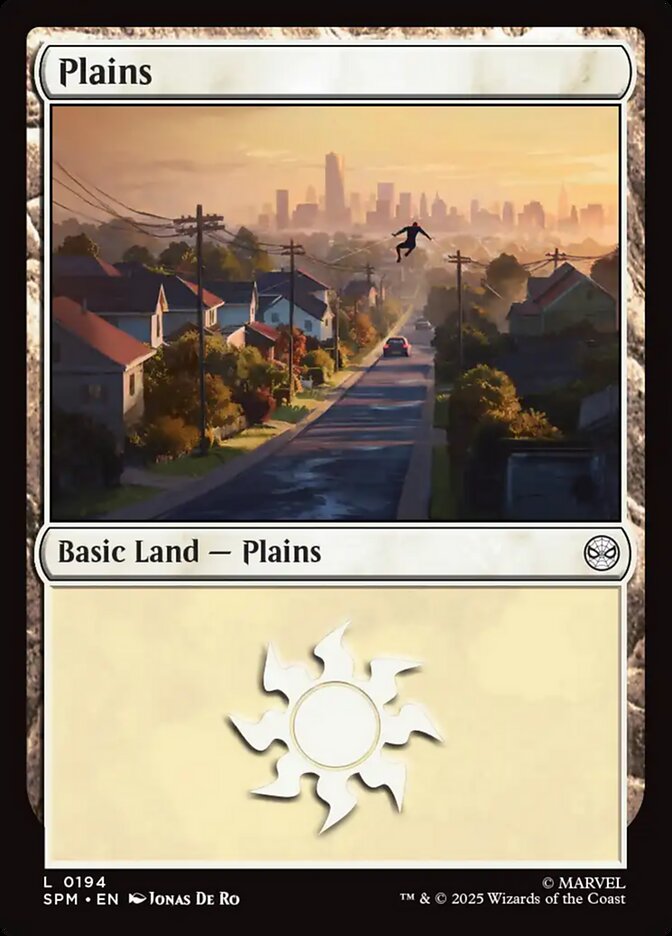 Plains card front