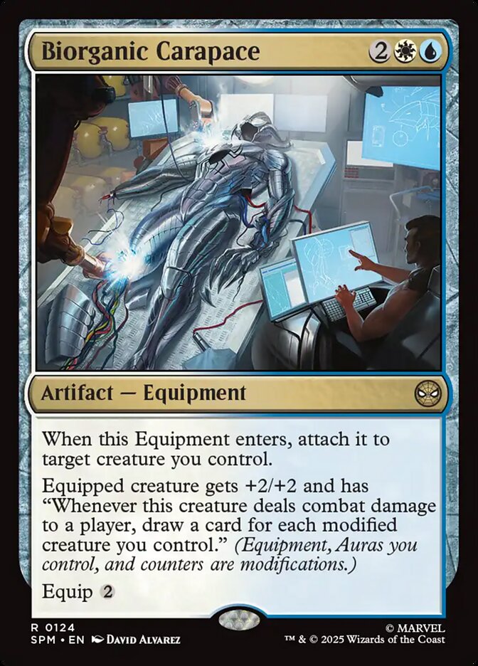 Biorganic Carapace card front