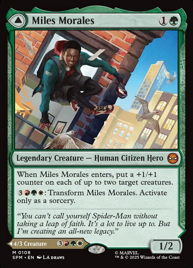 Miles Morales card front