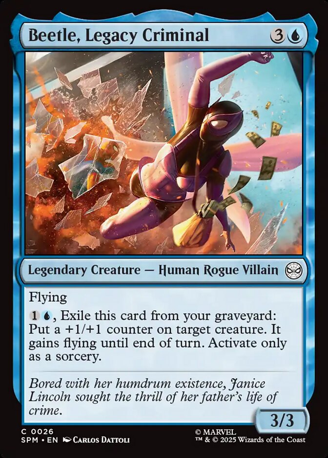 Beetle, Legacy Criminal card front