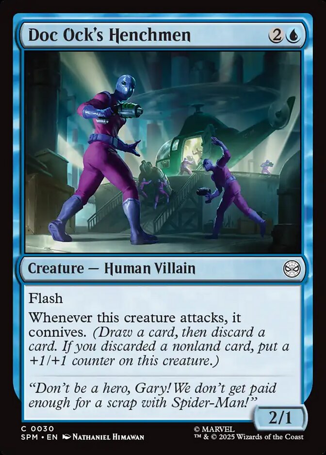 Doc Ock's Henchmen card front