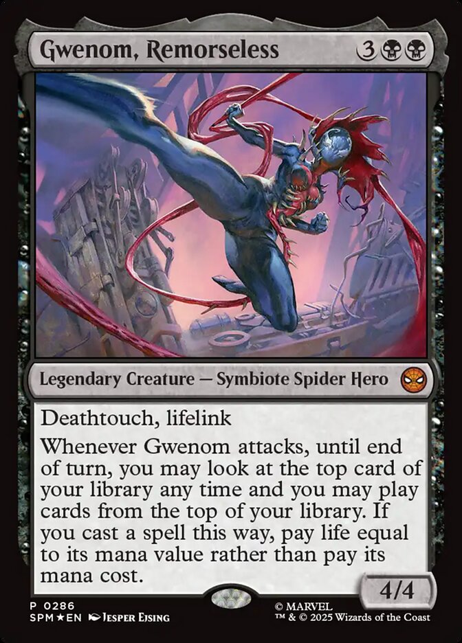 Gwenom, Remorseless card front