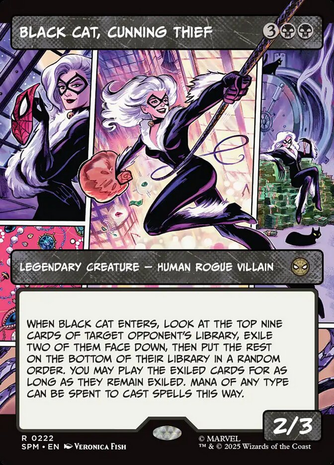 Black Cat, Cunning Thief card front