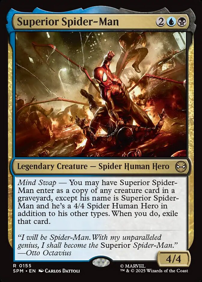 Superior Spider-Man card front