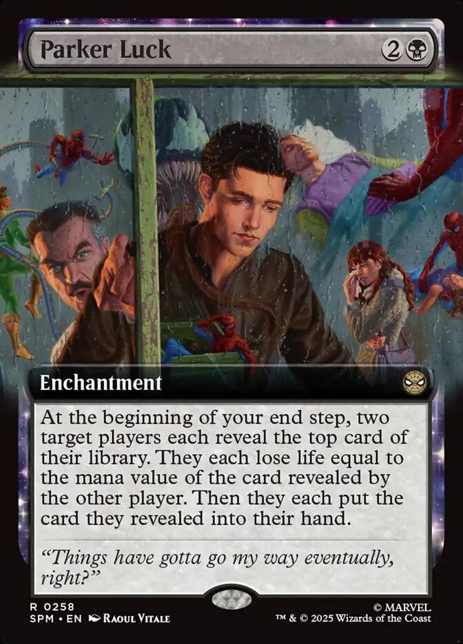 Parker Luck card front
