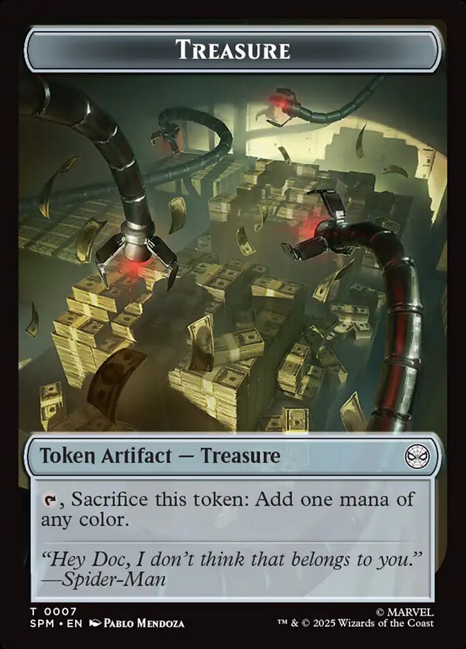 Treasure card front