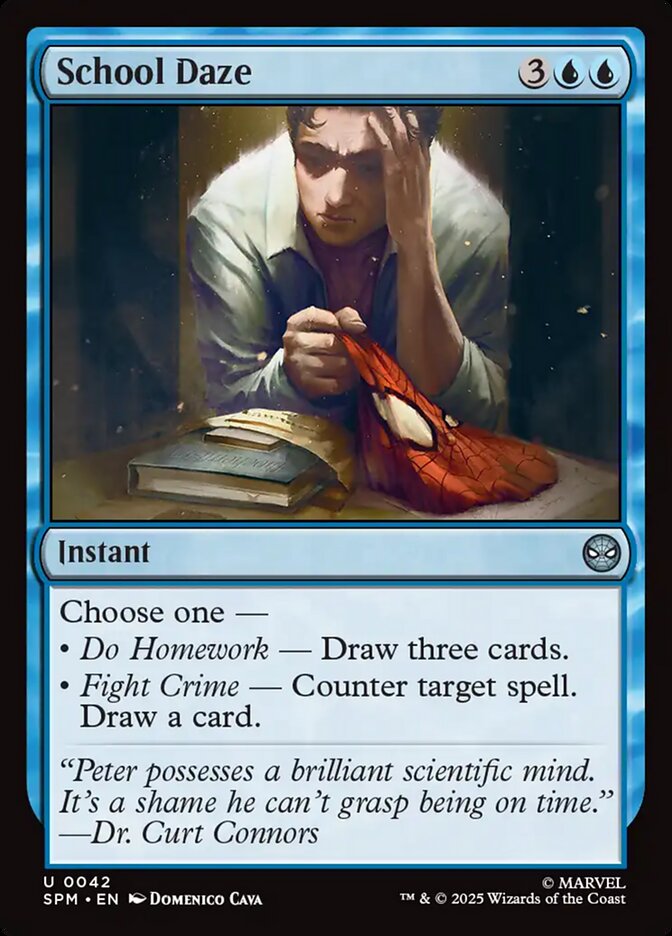School Daze card front