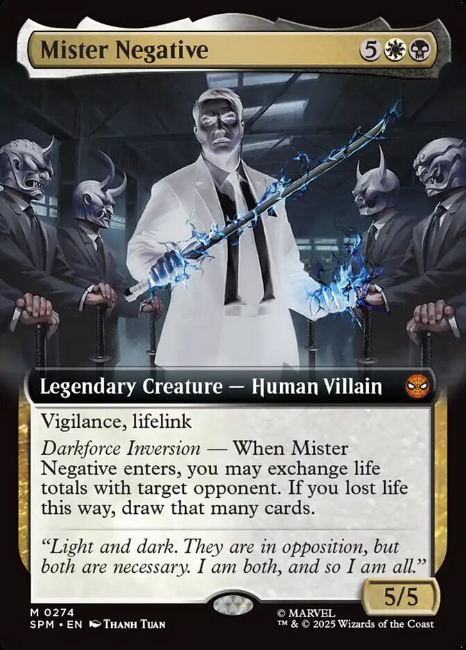 Mister Negative card front