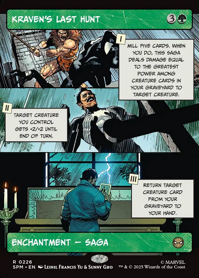 Kraven's Last Hunt card front