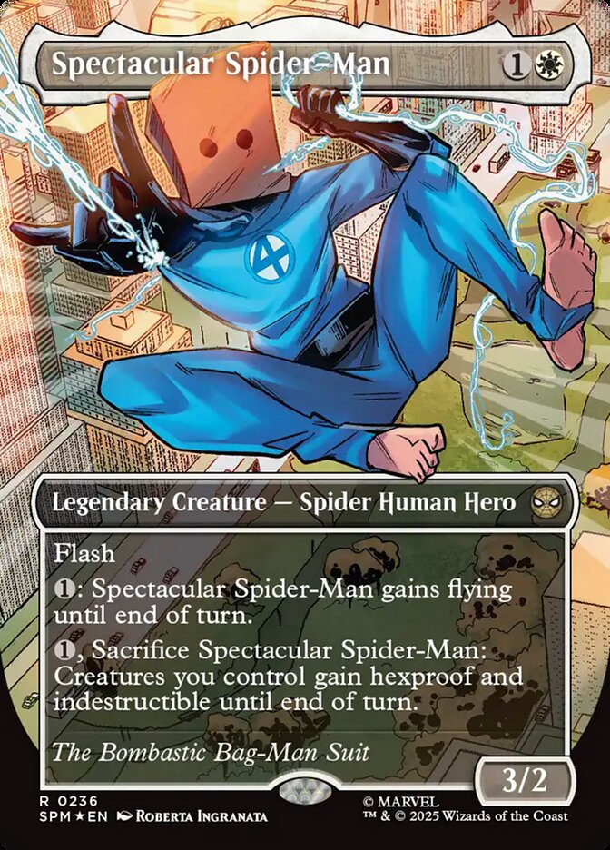 Spectacular Spider-Man card front
