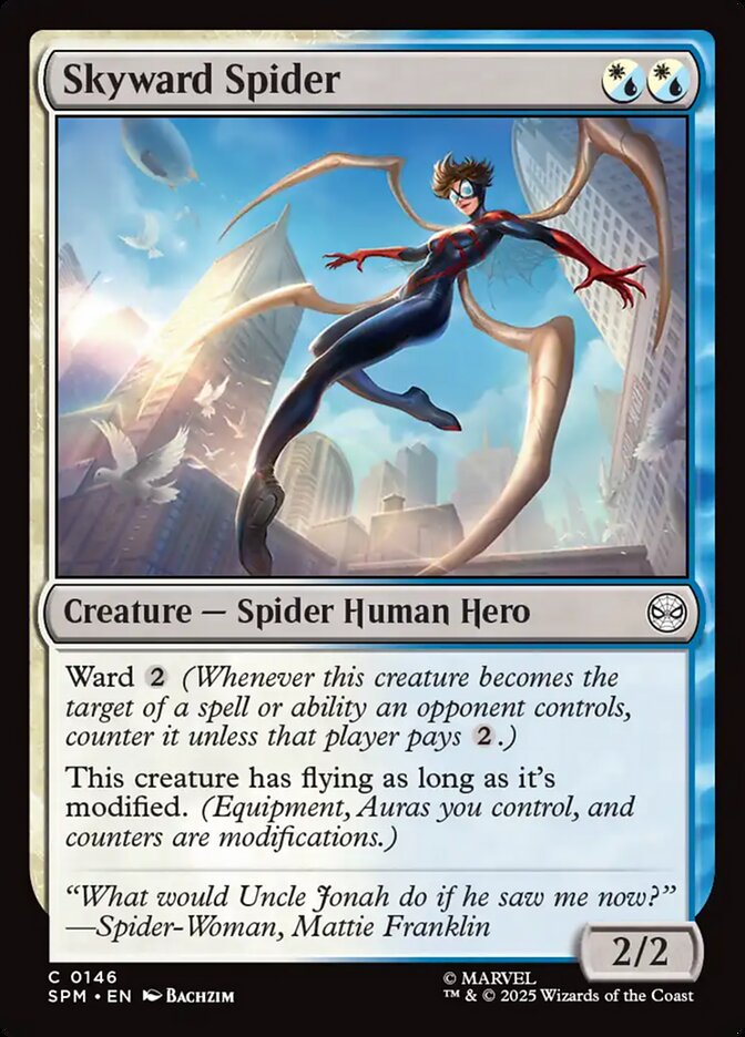 Skyward Spider card front