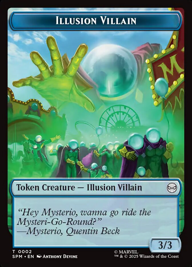 Illusion Villain card front
