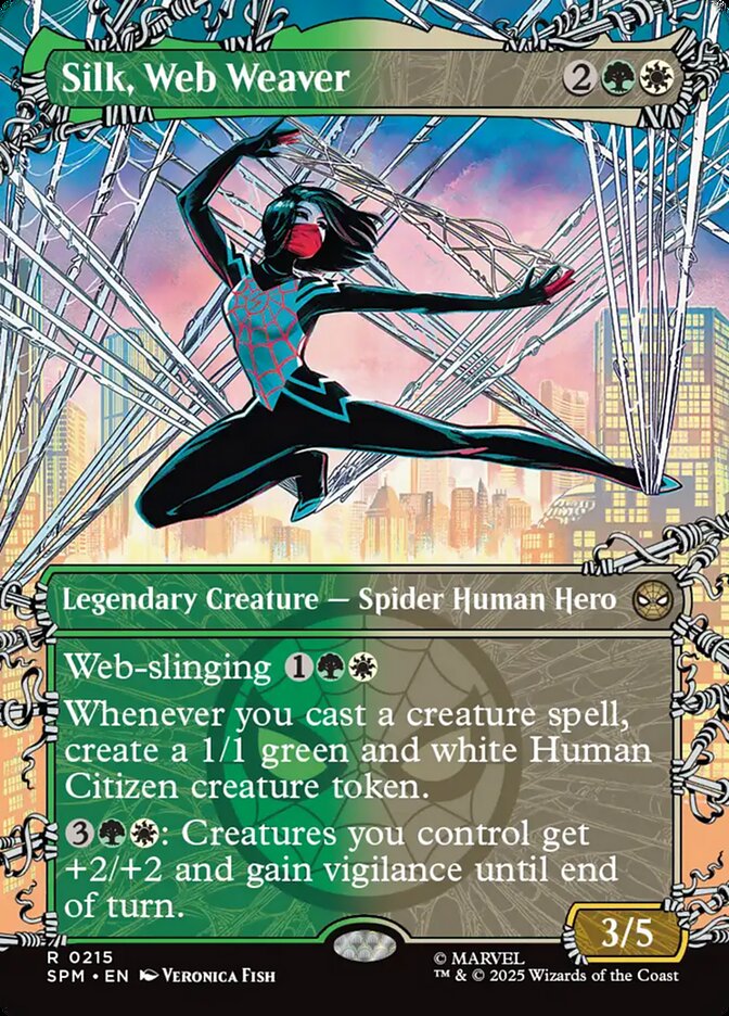 Silk, Web Weaver card front