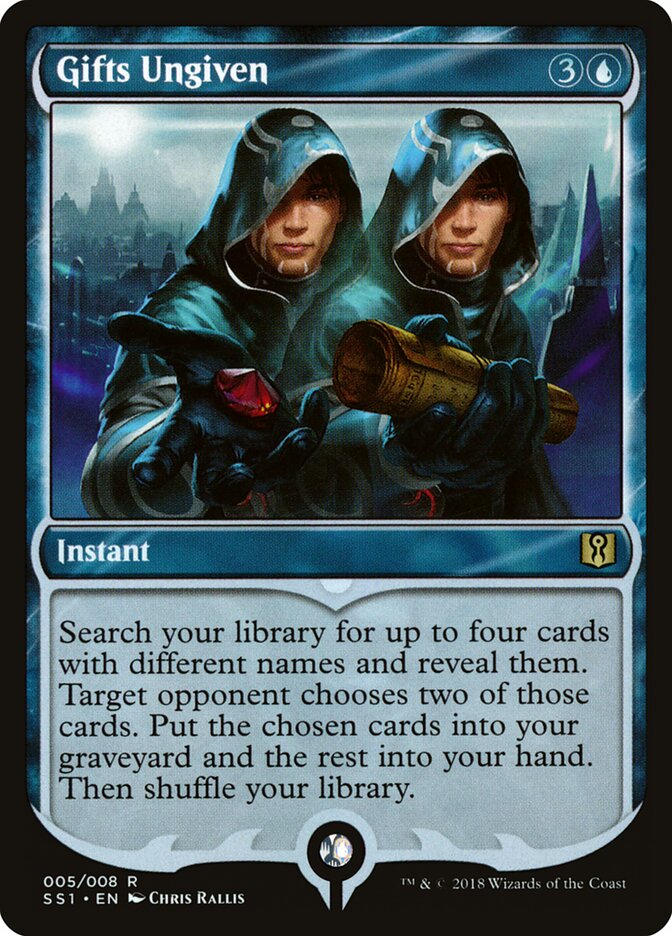 Gifts Ungiven card front