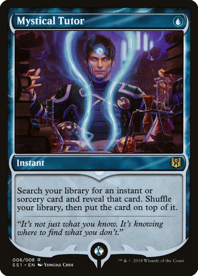 Mystical Tutor card front