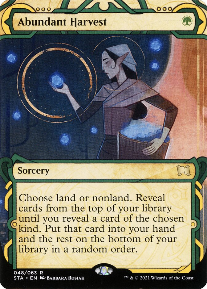 Abundant Harvest card front