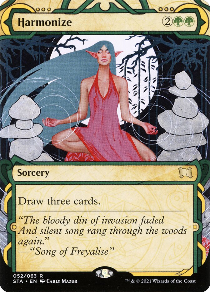 Harmonize card front