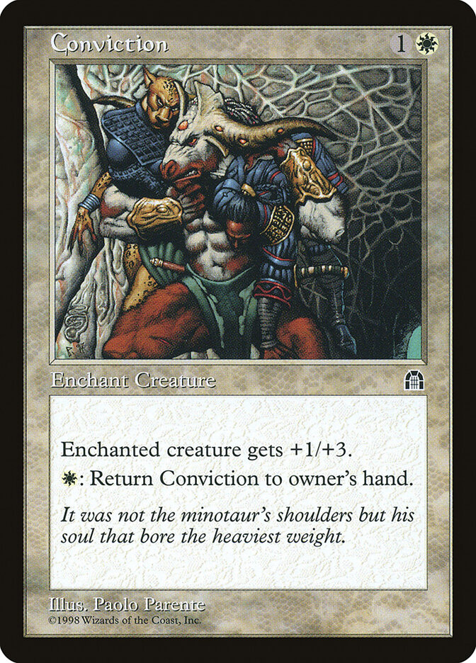 Conviction card front