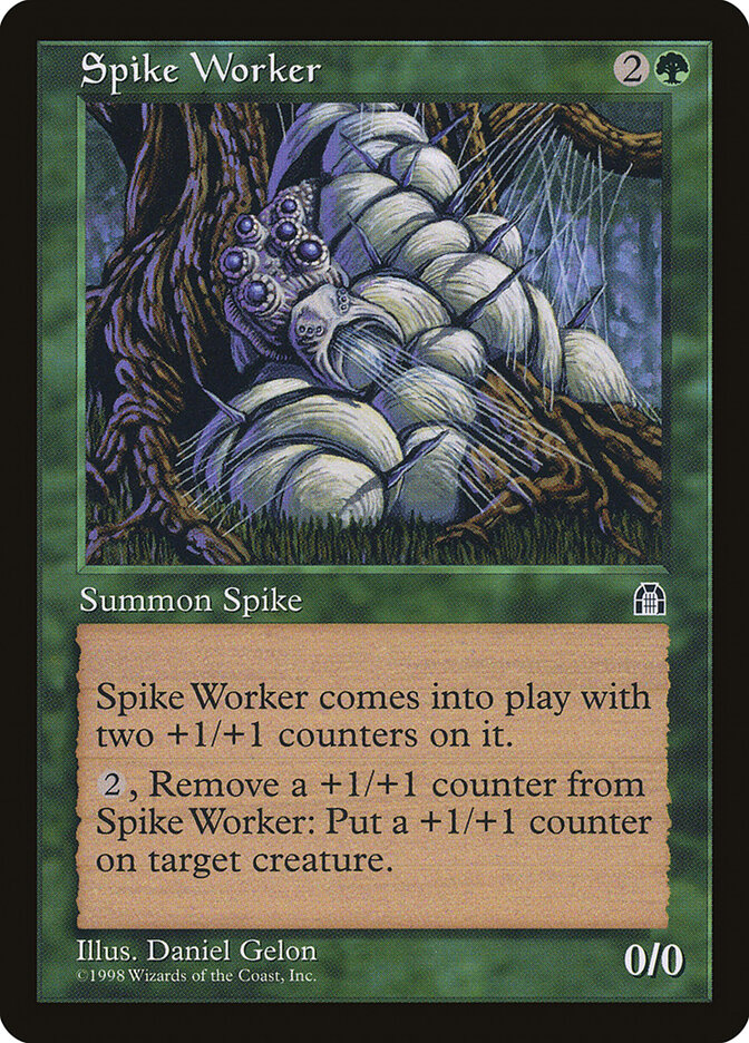 Spike Worker card front