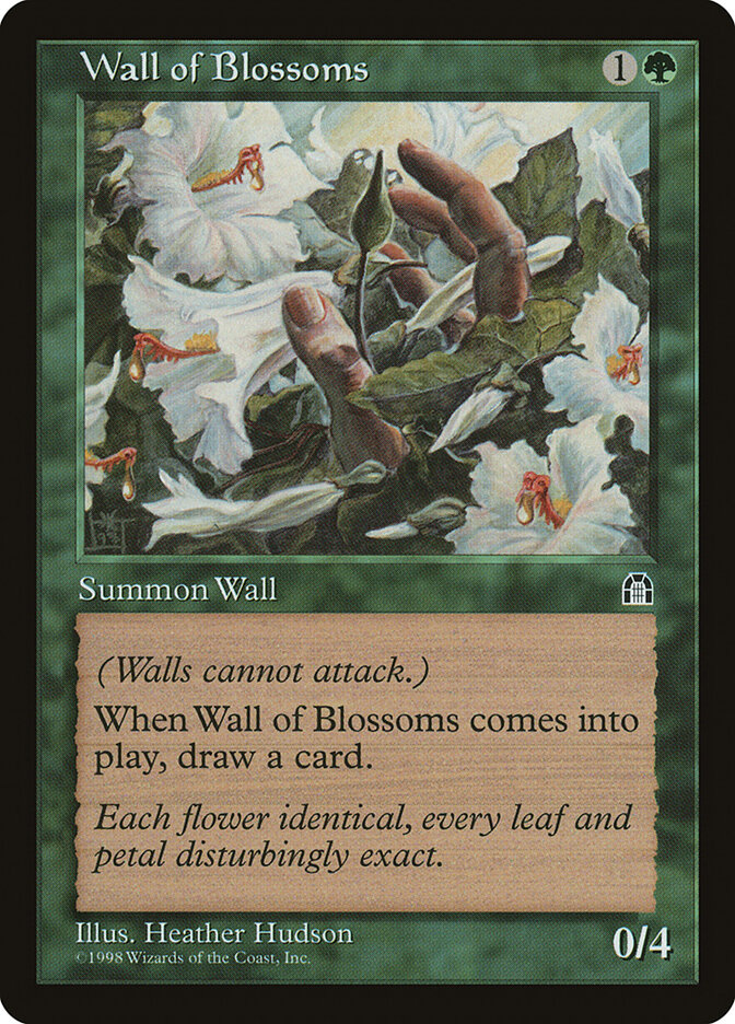 Wall of Blossoms card front