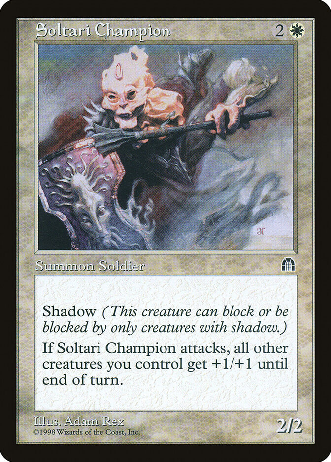 Soltari Champion card front