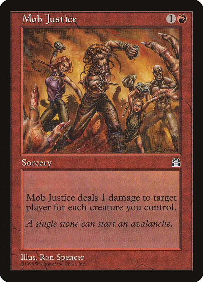 Mob Justice card front