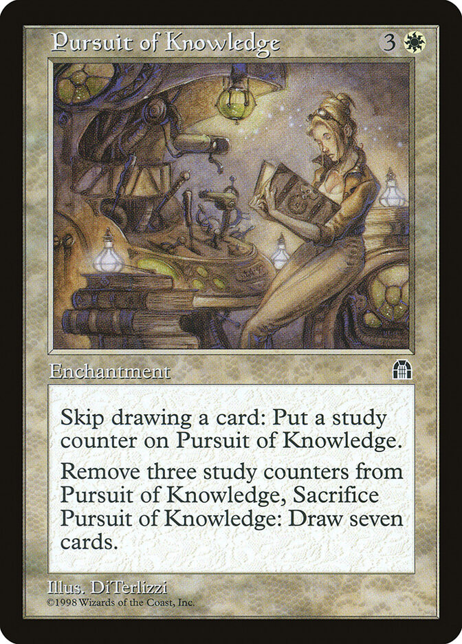 Pursuit of Knowledge card front