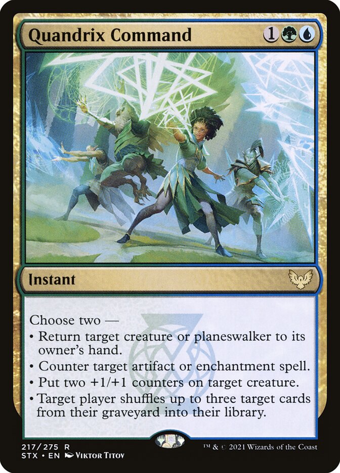 Quandrix Command card front