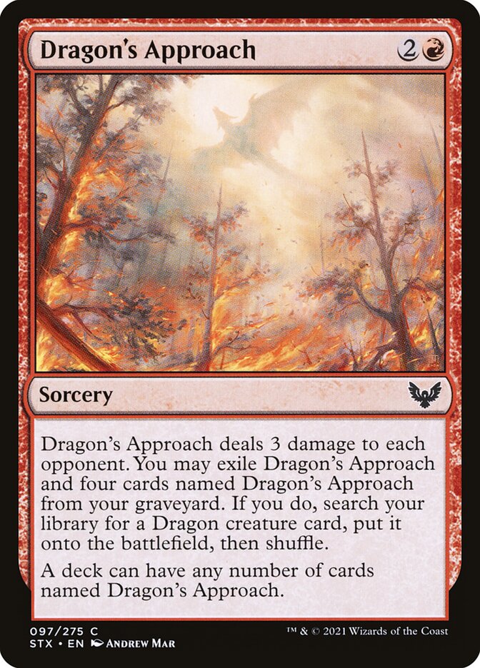 Dragon's Approach card front