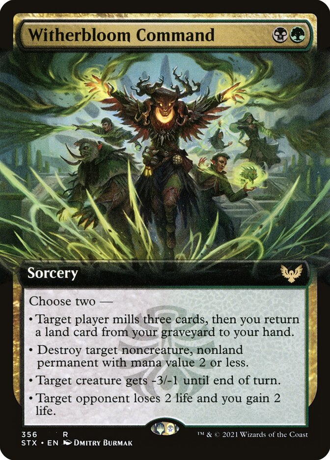 Witherbloom Command card front